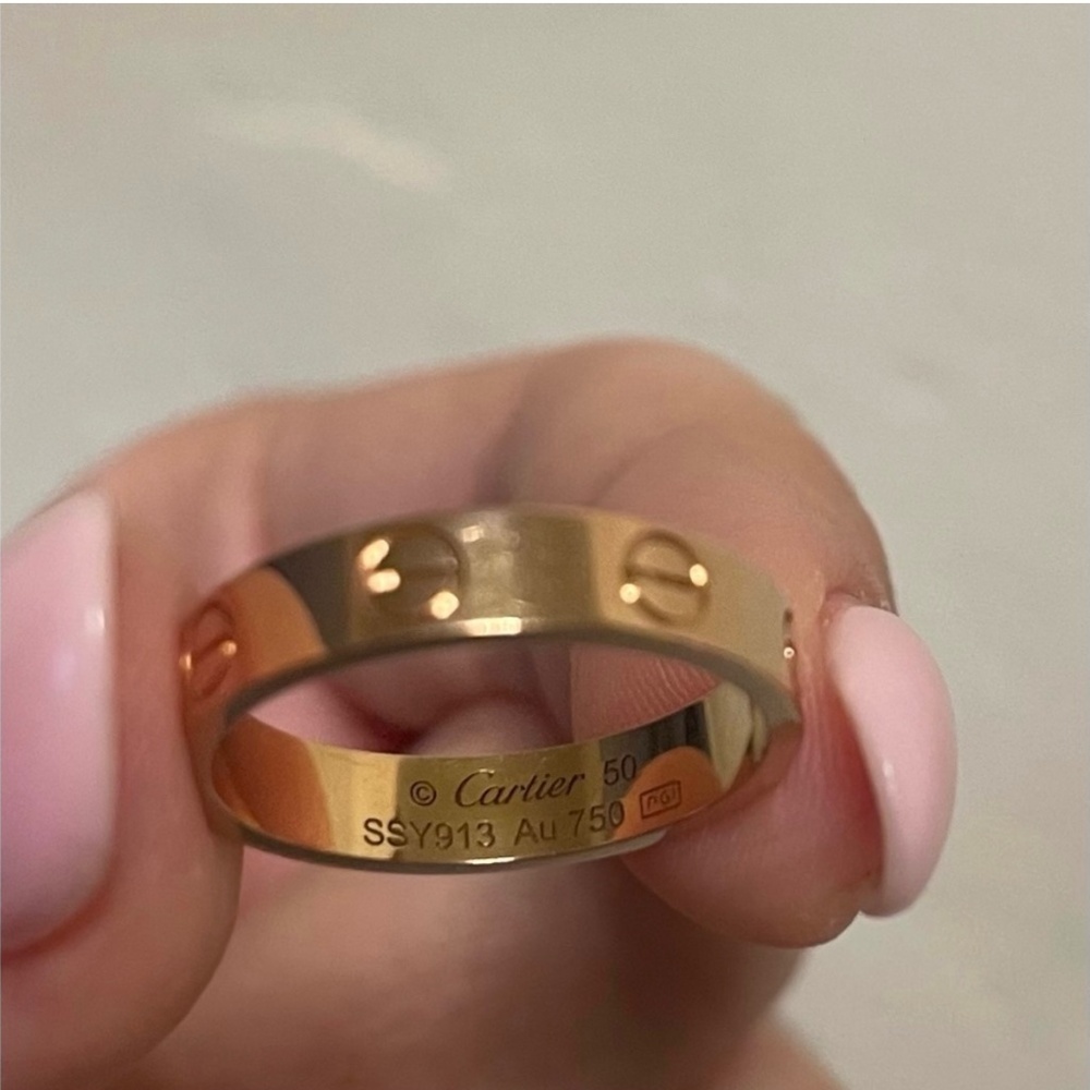 Cartier love ring size 50